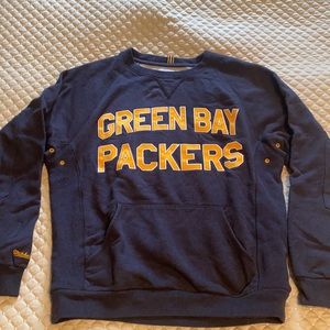 L Green Bay Packers Mitchell & Ness Crewneck Sweatshirt